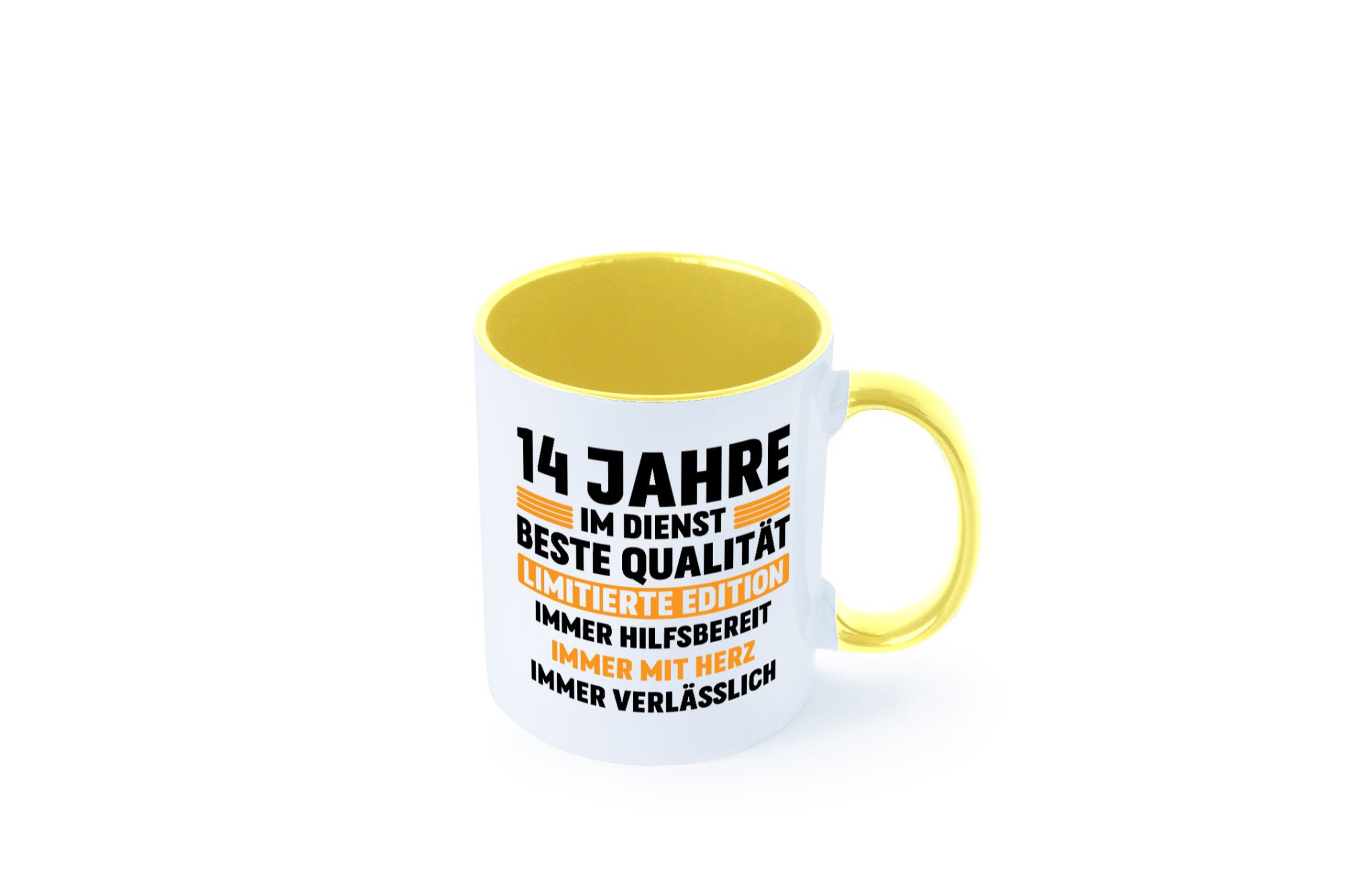 14 Jahre im Dienst | Jubiläum Arbeit v2 Geschenk Kollegen Büro lustiger Spruch
