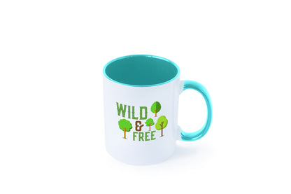 Wild and free | Freiheit Camper Hobbycamper Geschenkidee Humor Tasse