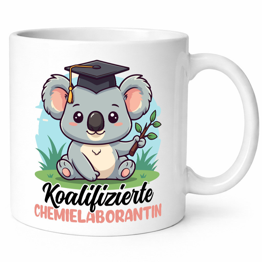 Koalifizierte Chemielaborantin | Laborantin Chemie lustig Humor Geschenkidee Tasse