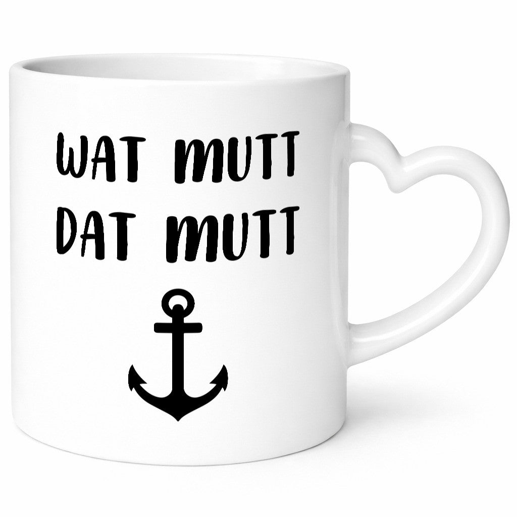 Wat Mutti | Dat Anker Muttertag lustig Familie Geschenkidee Geschenk Tasse