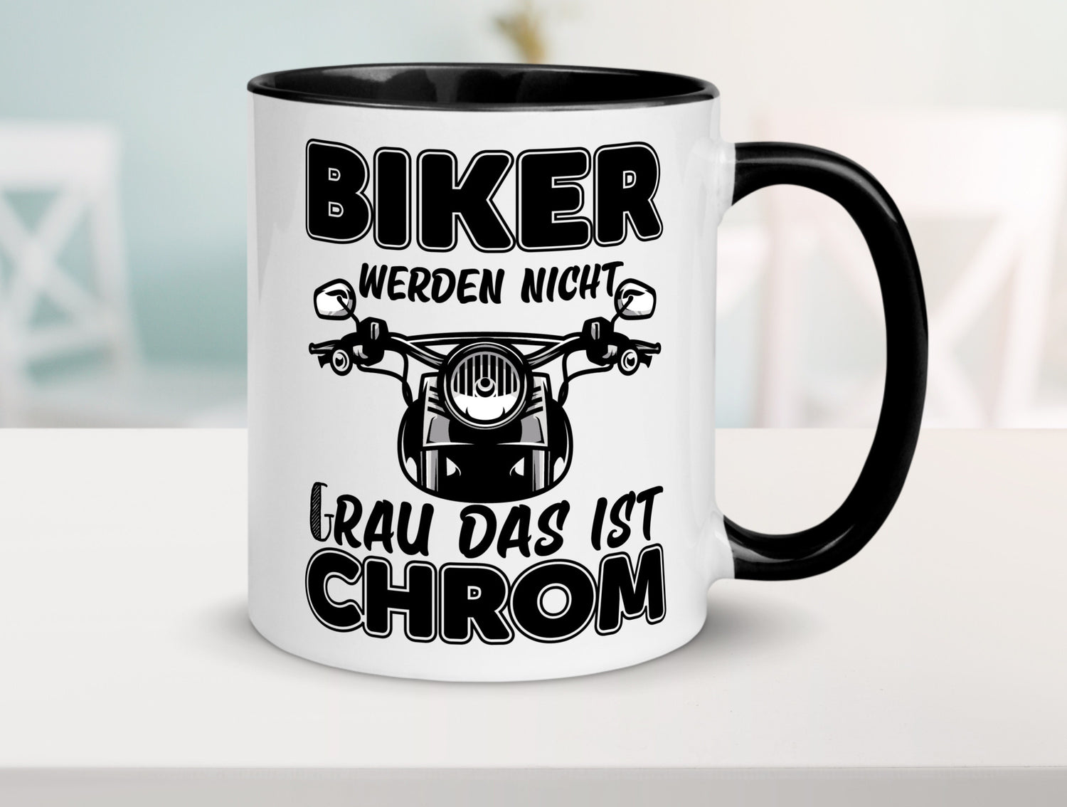 Biker werden nicht grau | Motorrradfahrer Tasse Humor Geschenkidee