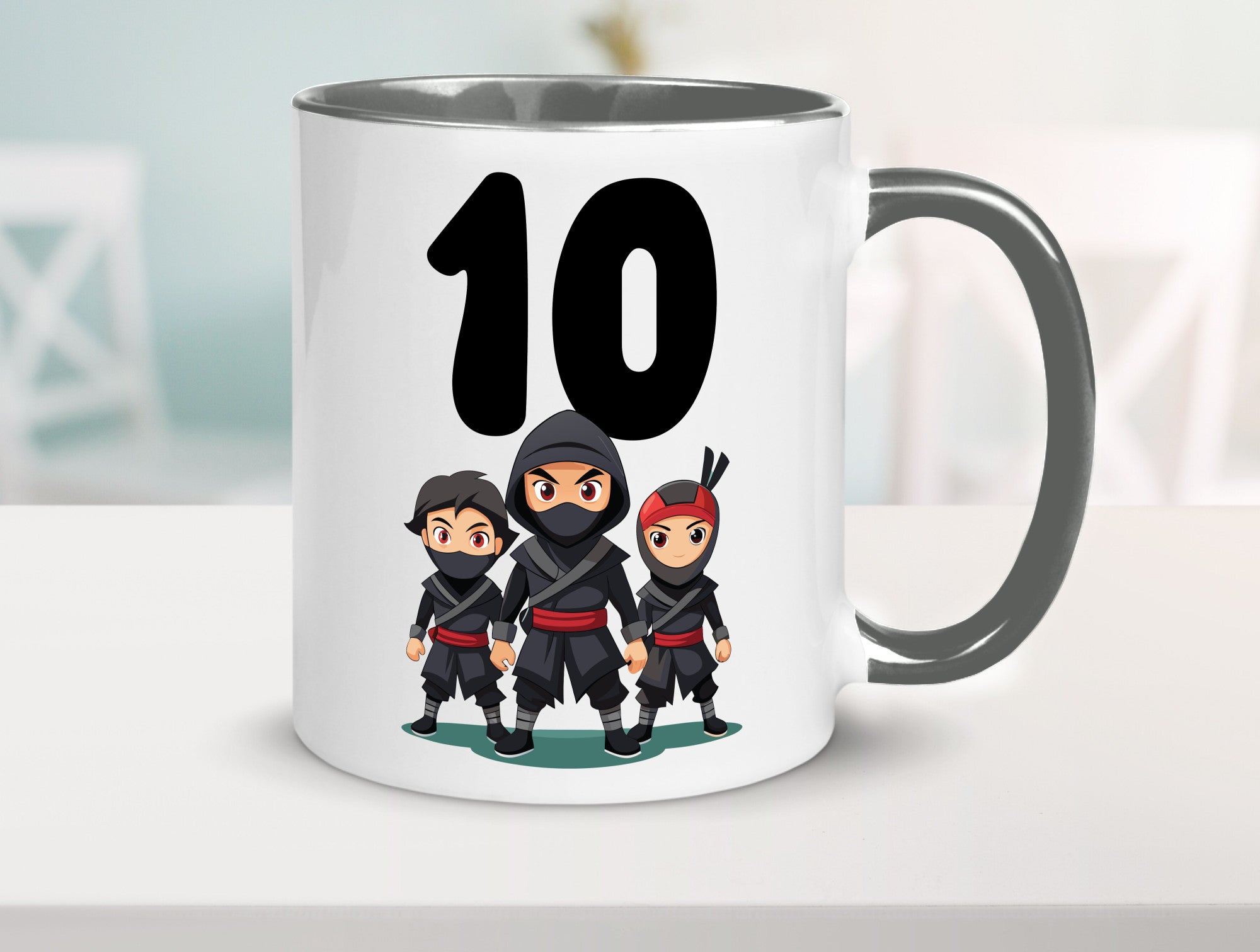 10. Geburtstag | 10 Jahre Ninja Humor Geschenkidee Tasse