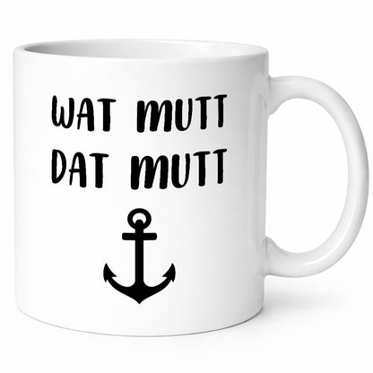 Wat Mutti | Dat Anker Muttertag lustig Familie Geschenkidee Geschenk Tasse