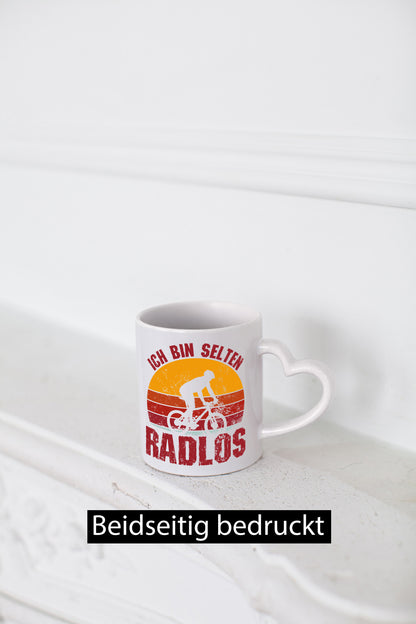 Ich bin Selten Radlos | Radfahrer Mountainbike Humor Geschenkidee Tasse