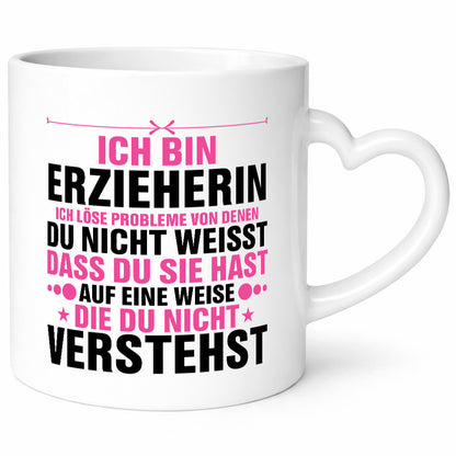 Löse Probleme: Erzieherin | Pädagogin Schule v2 Geschenk Humor Geschenkidee