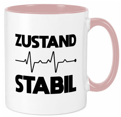 Zustand Stabil | Herzschlag Heartbeat lustiger Spruch Geschenk Humor