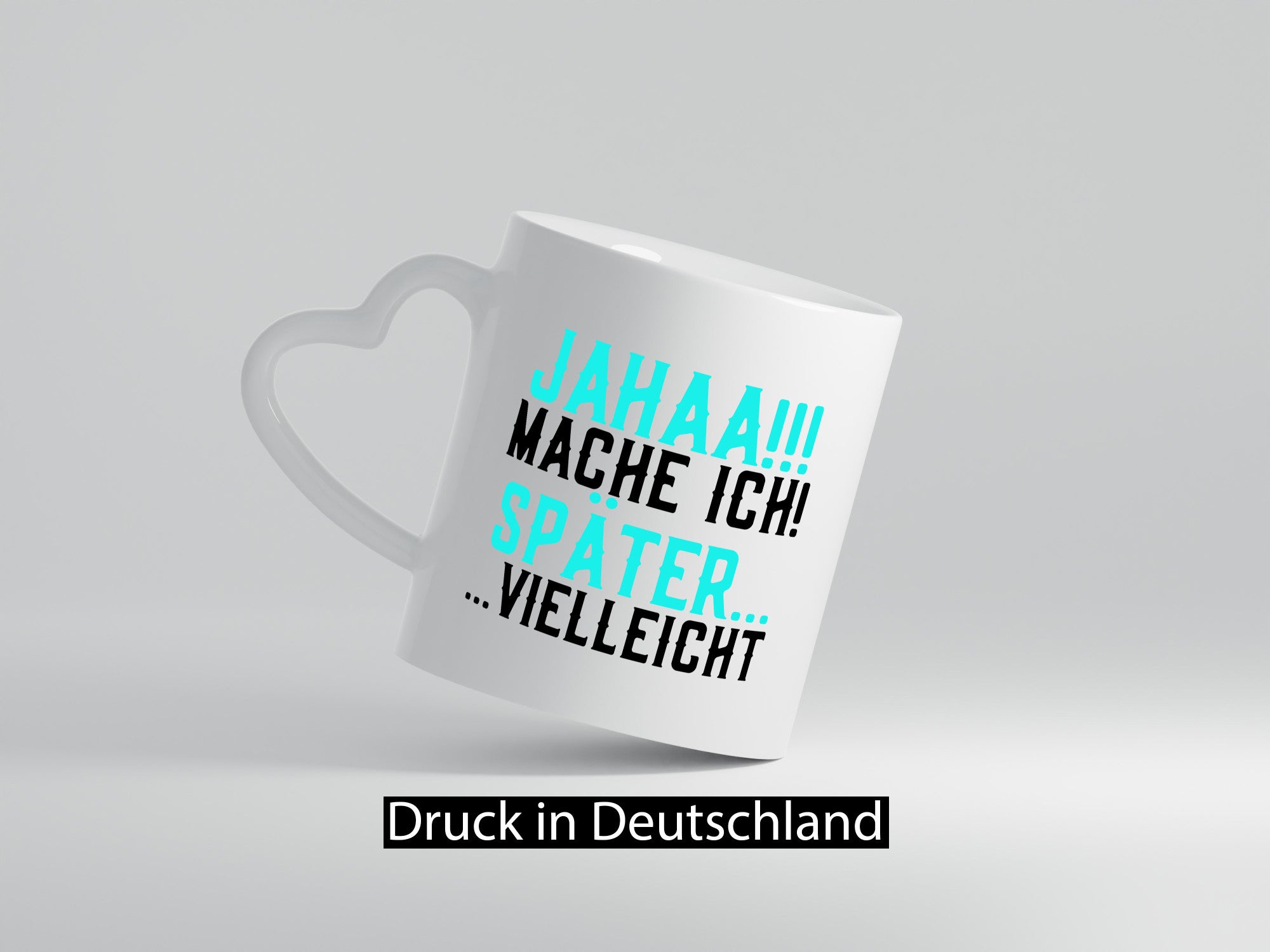 Mache ich später | Null Bock Arbeit lustiger Spruch Geschenk Kollegen Büro Tasse