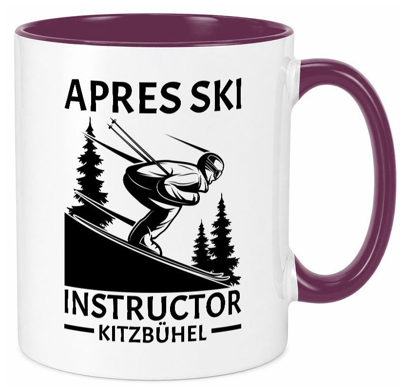 Apres Ski Instructor Kitzbühel | Skifahrer Geschenk Humor Geschenkidee lustiger Tasse