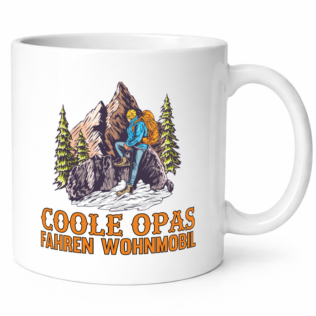 Coole Opas fahren Wohnmobil | Opa Wanderer Berge Humor Familie Geschenkidee