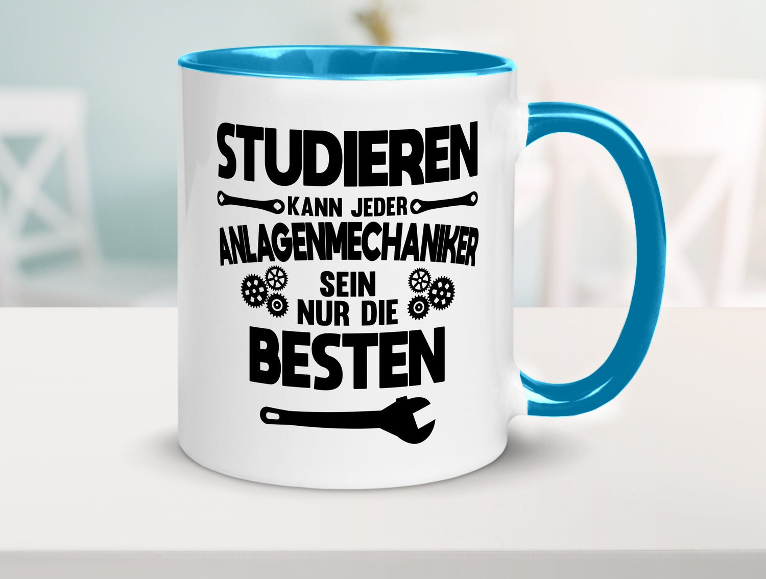 Nur die besten werden Anlagenmechaniker Humor Geschenkidee Tasse