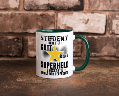 Bedeutung von Student | Universität Uni Studium Geschenkidee Humor Tasse