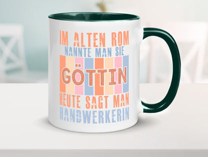 Heute sagt man: Handwerkerin | Handwerkerinnen Geschenk Humor Geschenkidee