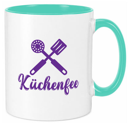 Küchenfee | Mama kocht am besten Muttertag Geschenkidee Familie Humor Tasse