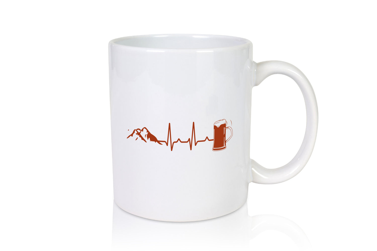 Berge und Bier | Wandern Wanderer Biertrinken Geschenkidee Humor Tasse