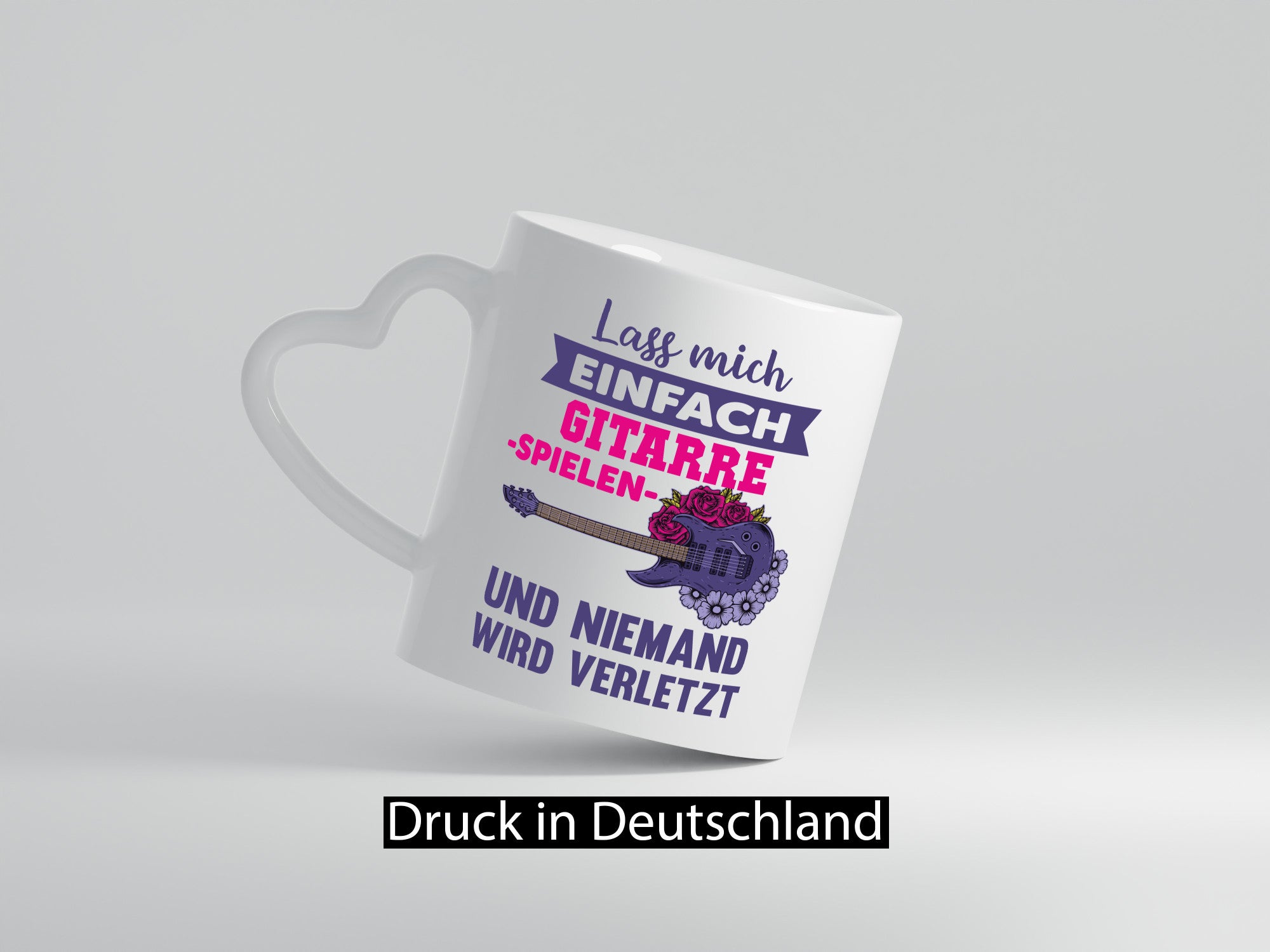 Lass mich Gitarre spielen und niemand wird verletzt lustig Humor Geschenkidee
