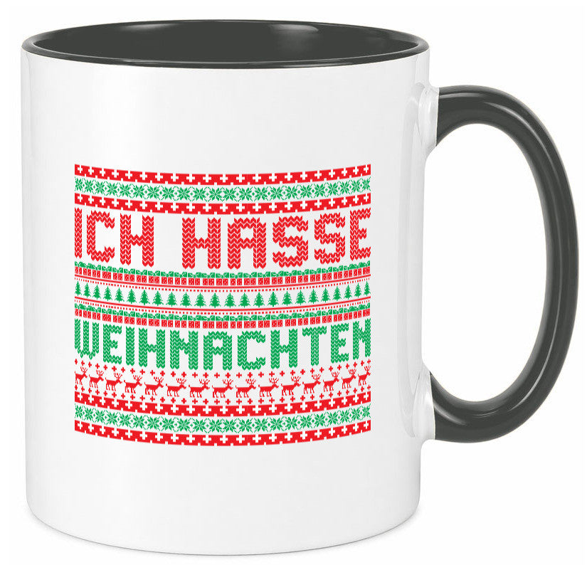 Ich Hasse Weihnachten | Ugly Christmas anti v2 Humor Geschenkidee Tasse