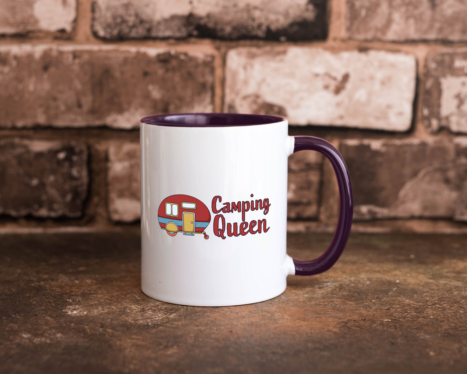 Camping Queen | Wohnanhänger Geschenk Humor Geschenkidee lustiger Spruch Tasse