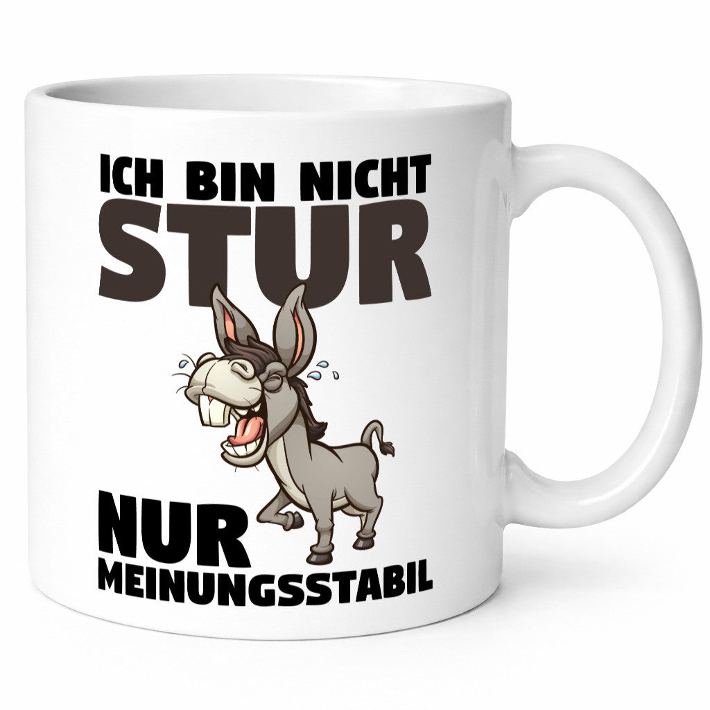 Sturer Esel | Sturkopf Tasse Dickkopf Spruch Humor lustiger Geschenk
