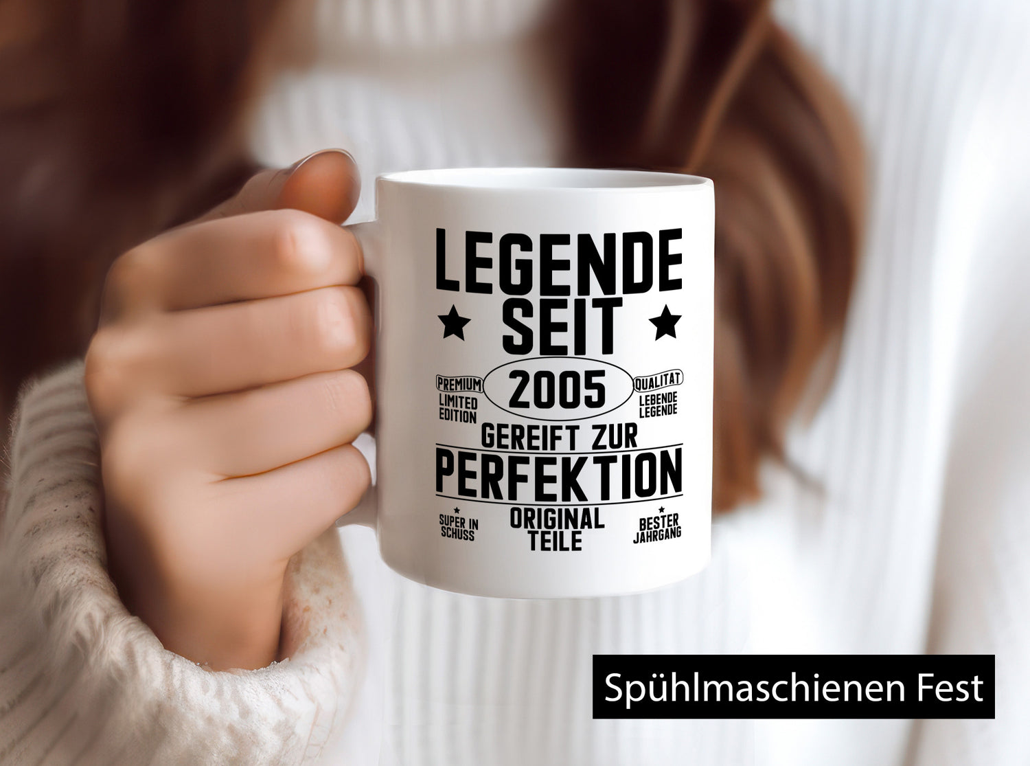 Legende seit 2005 | Geburtstag Gut gereift Whiskey Logo lustig Geschenkidee
