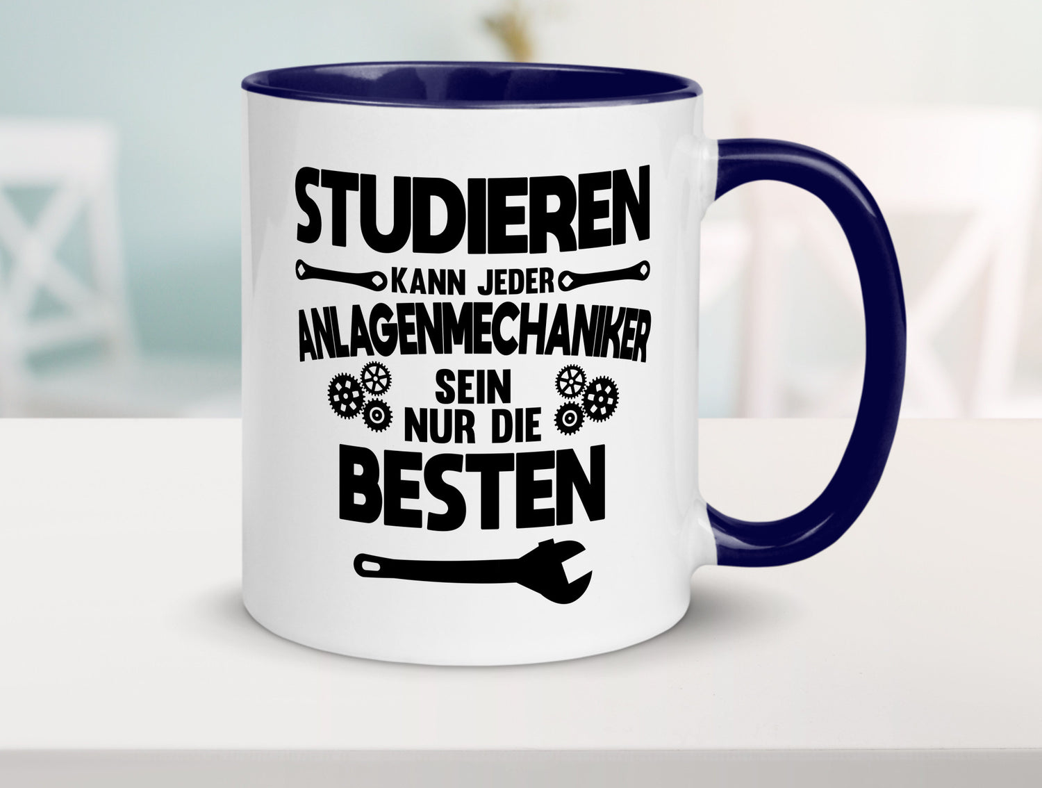Nur die besten werden Anlagenmechaniker Humor Geschenkidee Tasse