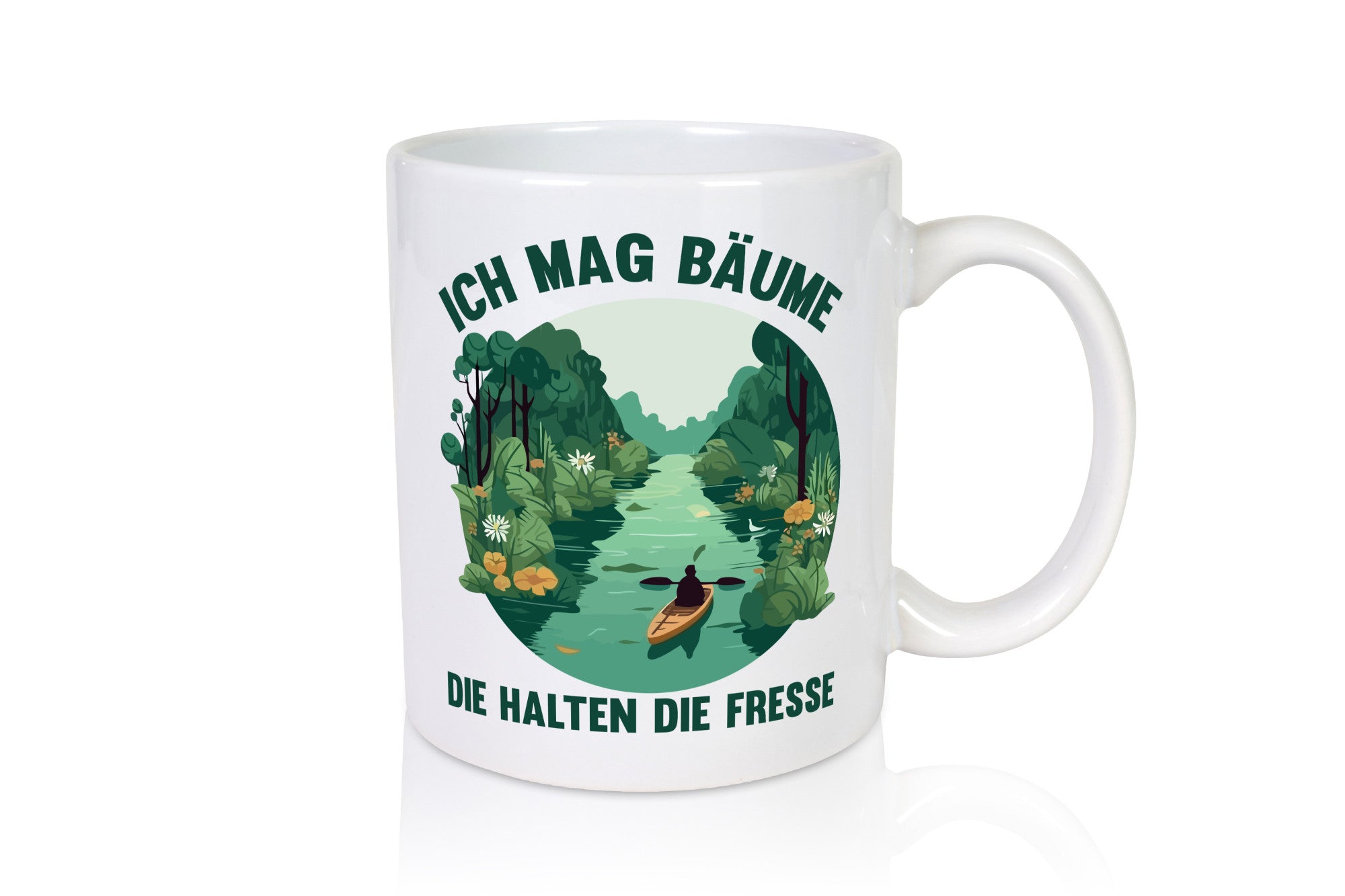 Ich mag Bäume die halten Fresse | Natur Wald lustiger Spruch Geschenk Humor