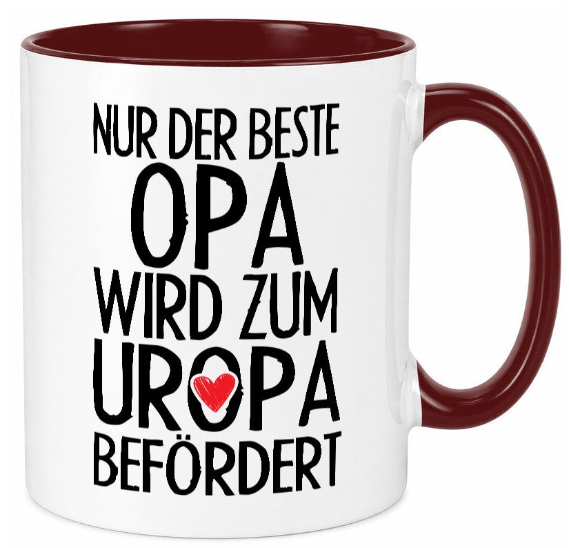 Bester Uropa Humor Familie Geschenkidee Tasse