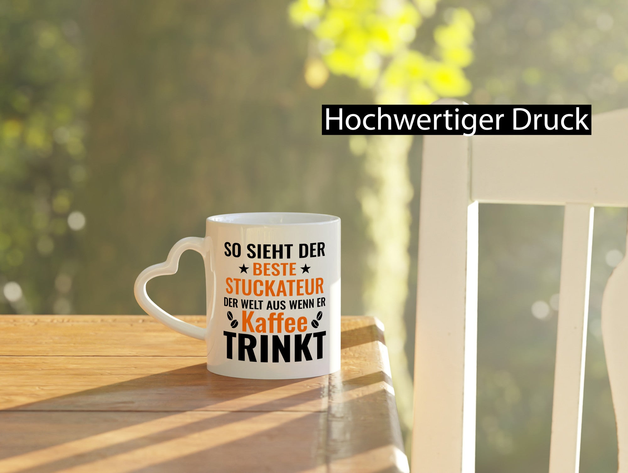 Kaffee trinkt: Stuckateur | Innenausbau Beruf Humor Arbeit Kollegen Büro