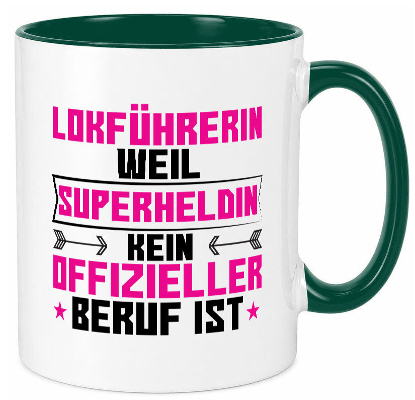 Superheldin Lokführerin | Zug Beruf Geschenk Arbeit Kollegen Büro lustiger
