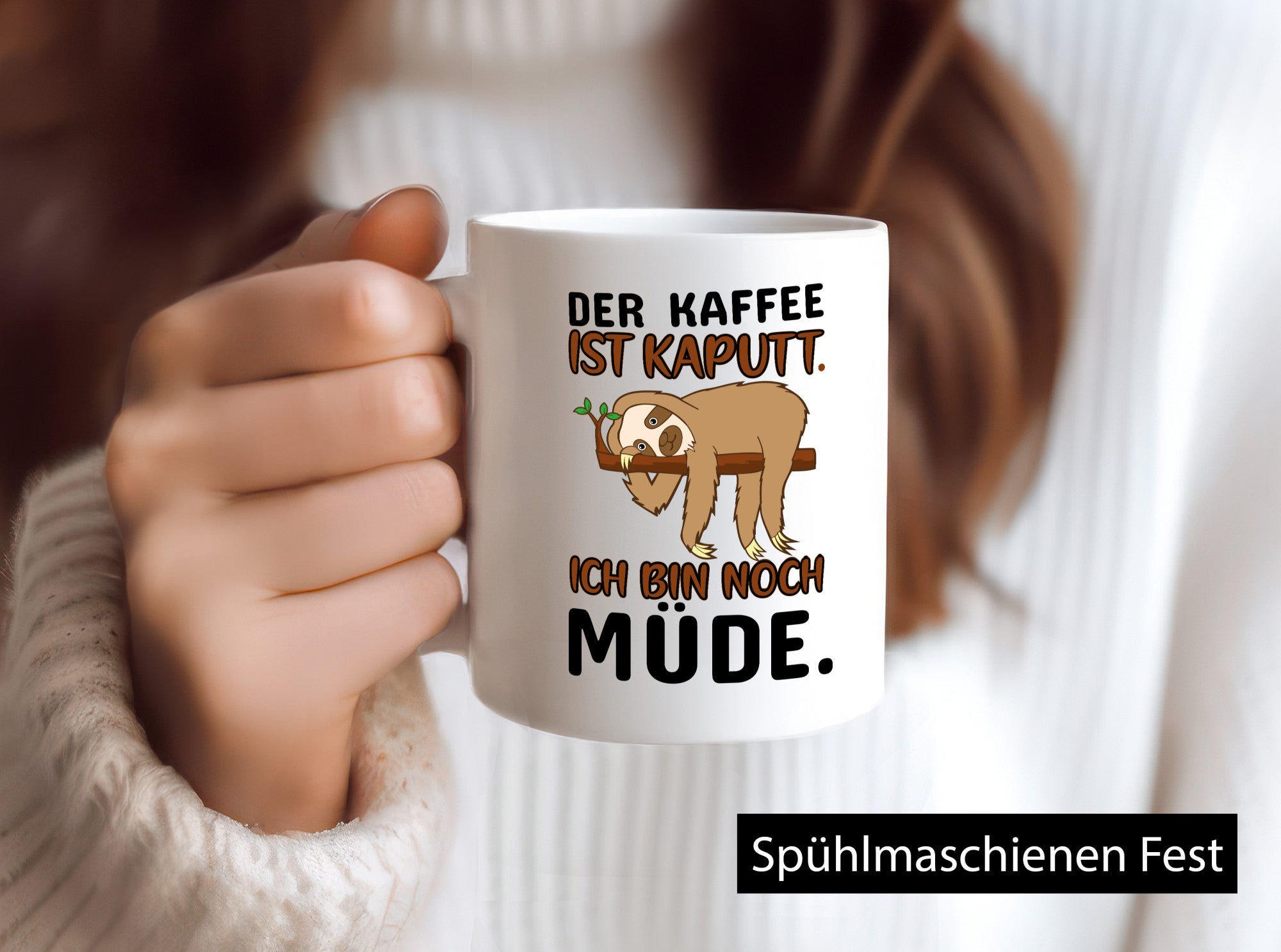 Der Kaffee ist kaputt v2 Geschenk Humor Geschenkidee lustiger Spruch Tasse