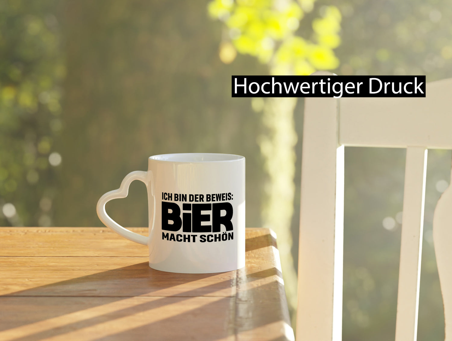 Ich bin der beweis Bier macht schön | Bierliebhaber Geschenk Humor Geschenkidee