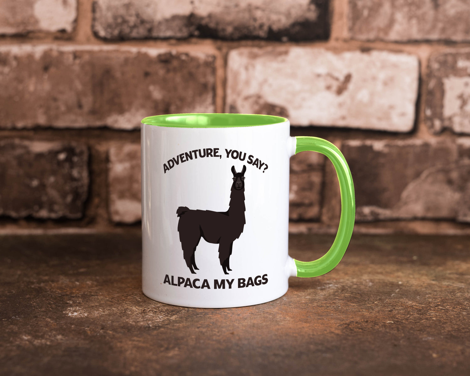 Adventure, Alpaca | Humor Geschenkidee Tasse
