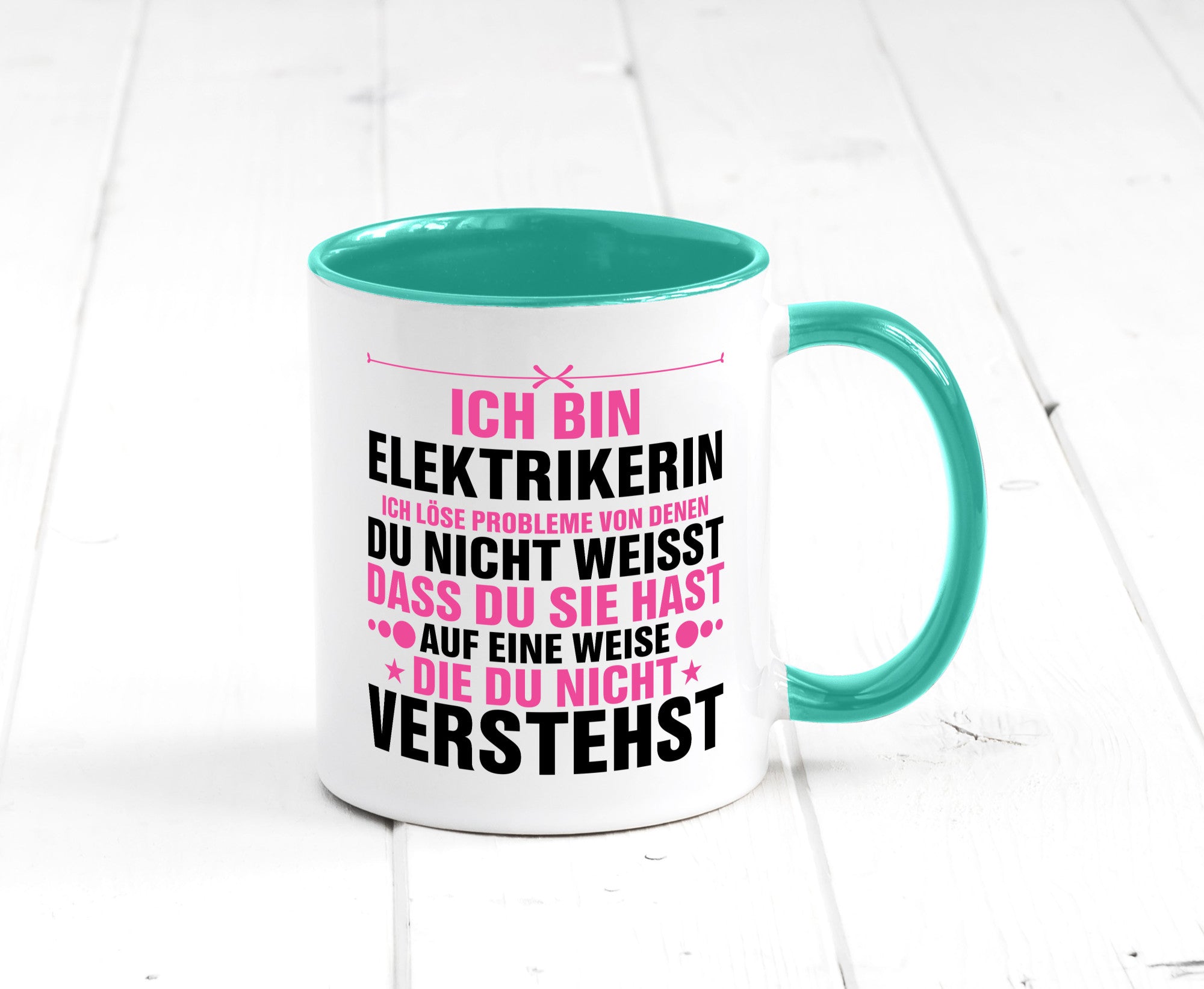 Löse Probleme: Elektrikerin | Elektronikerin Elektrik v2 Geschenkidee Humor