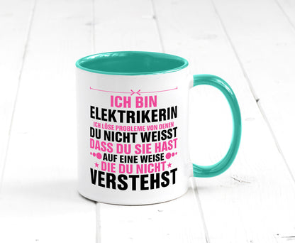 Löse Probleme: Elektrikerin | Elektronikerin Elektrik v2 Geschenkidee Humor