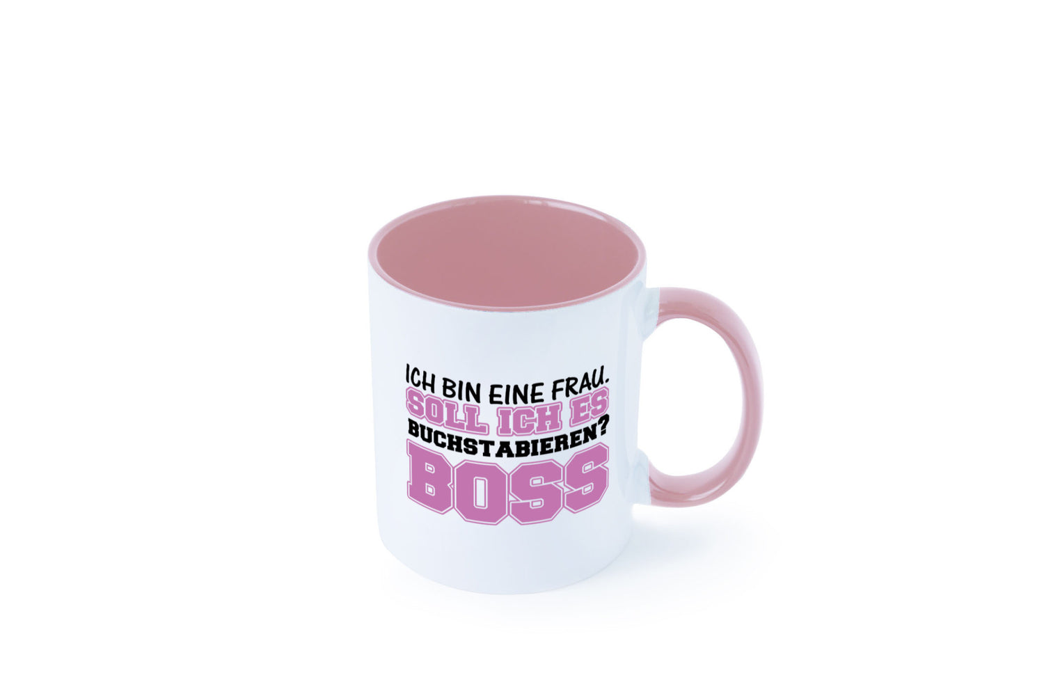 Ich bin der Boss Geschenk Humor Geschenkidee lustiger Spruch Tasse