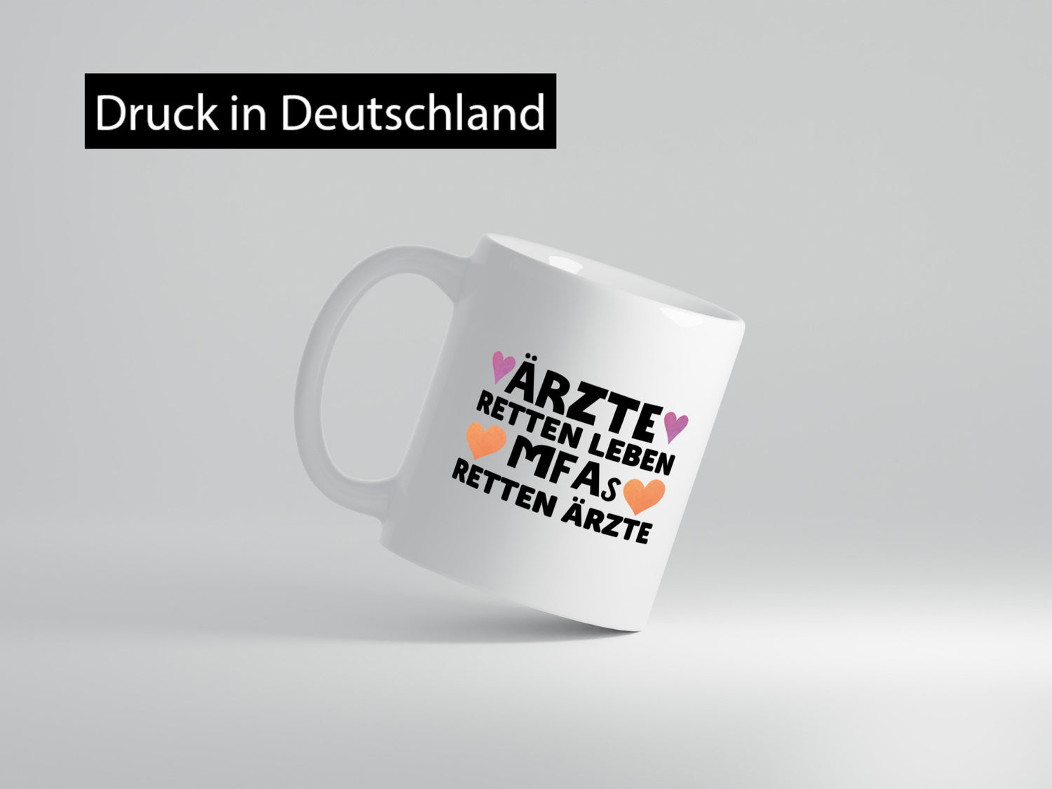 MFAs retten Ärzte | Arzthelferin Tasse Medizin lustig Humor Geschenkidee