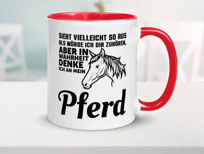 Pferde Spruch | Reiterin Tasse Pferdesport Reiten Humor Geschenkidee