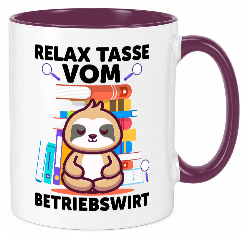 Relax Tasse: Betriebswirt | Betriebswirtschaft lustiger Spruch Geschenk Humor