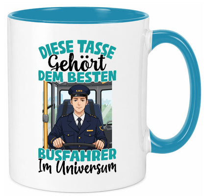 Im Universum: Busfahrer | Berufsfahrer Fahrer lustig Arbeit Kollegen Büro Tasse