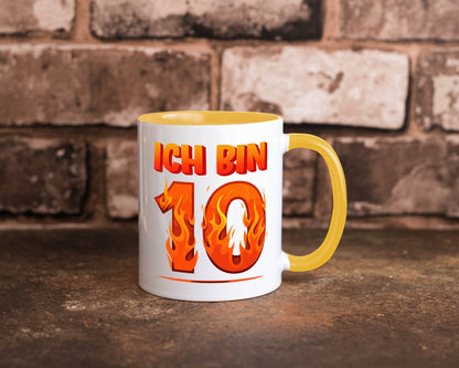 10. Geburtstag | 10 Jahre Drache lustiger Spruch Geschenk Geschenkidee Tasse