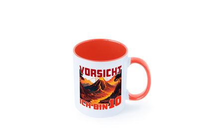 10. Geburtstag | 10 Jahre Vulkanausbruch Vulkan Humor Geschenkidee Tasse