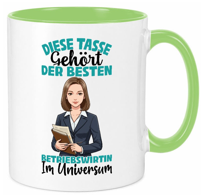 Im Universum: Betriebswirtin | Betriebswirtschaft Geschenk Humor Geschenkidee Tasse