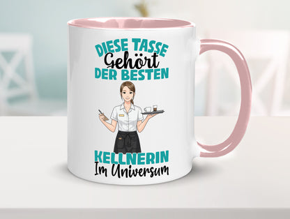 Im Universum: Kellnerin | Beruf kellnern Bedienung Geschenkidee Arbeit Kollegen
