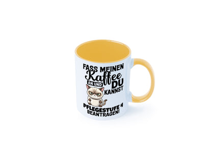 Fass meinen Kaffee an | Pflegestufe 4 Krankenschwester v3 Geschenkidee Humor