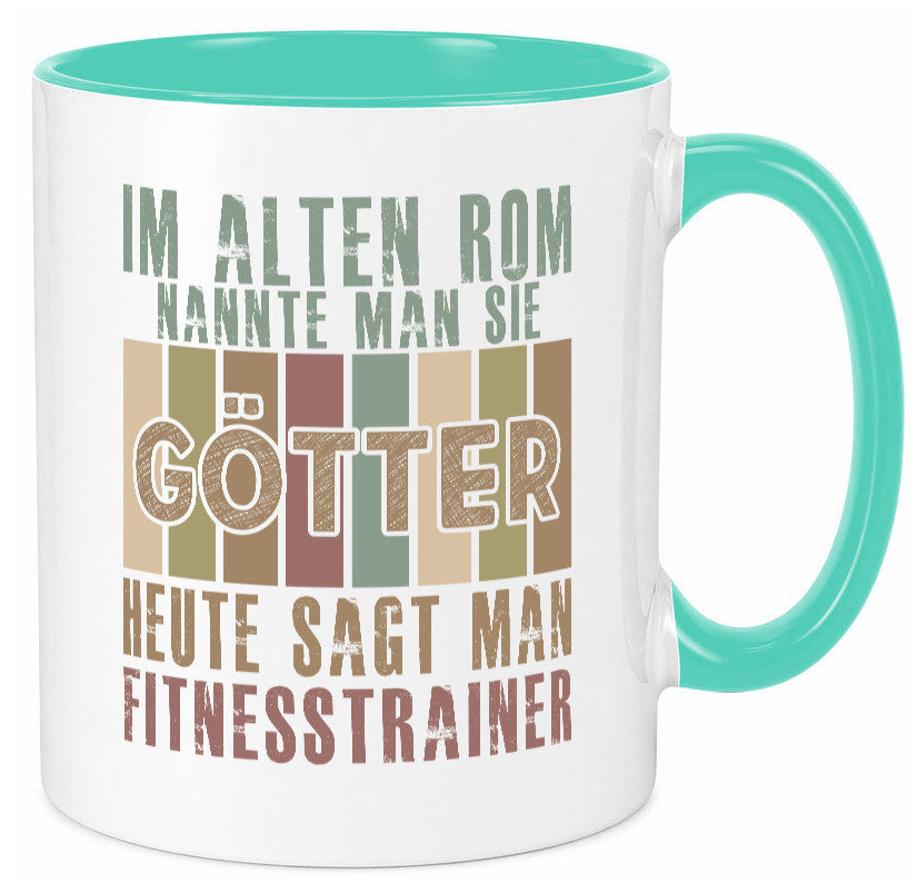 Heute sagt man: Fitnesstrainer | Personal Trainer Geschenkidee Humor Tasse