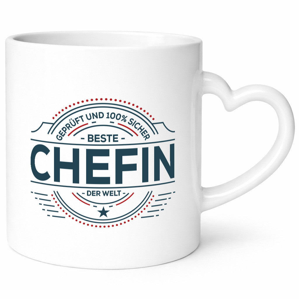 Geprüft und sicher: Chefin | Führungskraft Vorgesetzte Geschenkidee Arbeit
