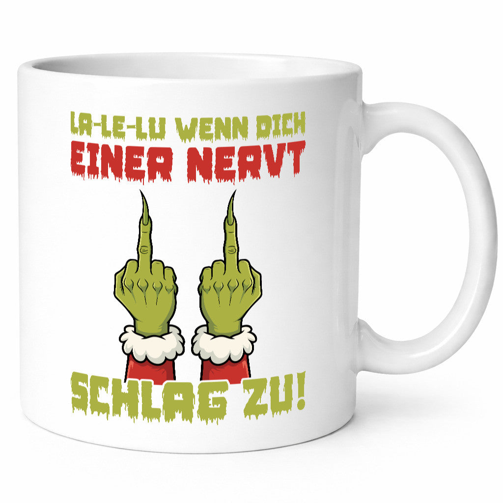 La Le Lu | Weihnachten Weihnachtsmuffel Lichter vl8 Geschenkidee Humor Tasse