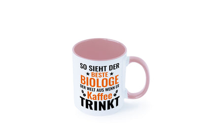 Kaffee trinkt: Biologe | Biologie Naturforscher Geschenk Humor Geschenkidee