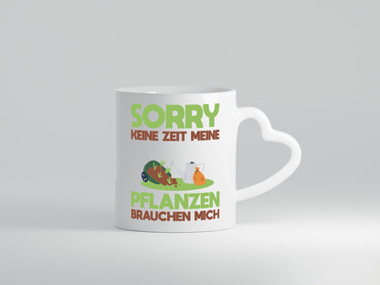 Meine Pflanzen brauchen mich | Gartenarbeit Gärtnern Geschenk Arbeit Kollegen