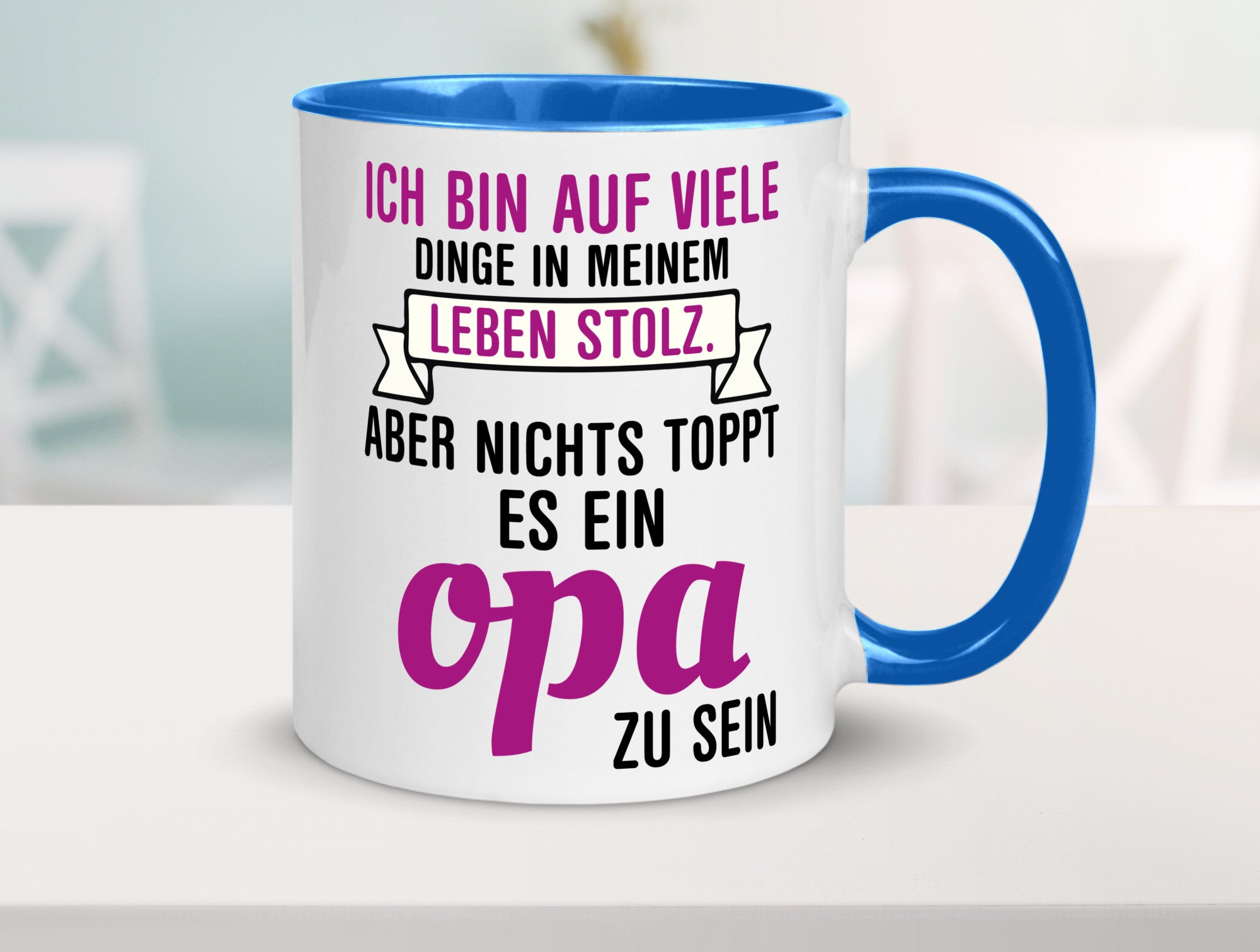 Opa Tasse | Stolzer Großvater Vatertag Enkelkinder Geschenk Familie