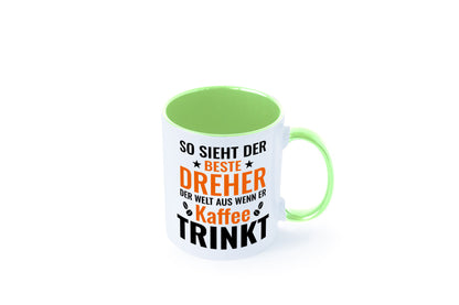 Kaffee trinkt: Dreher | Fräser Geschenkidee Humor Tasse